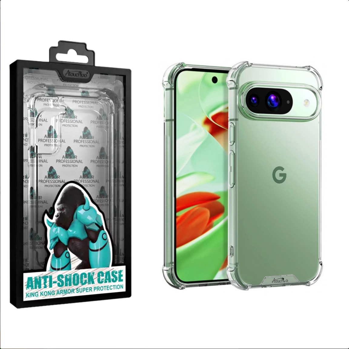 Camera Lens Black TPU Gel Case for Google Pixel 6 Pro