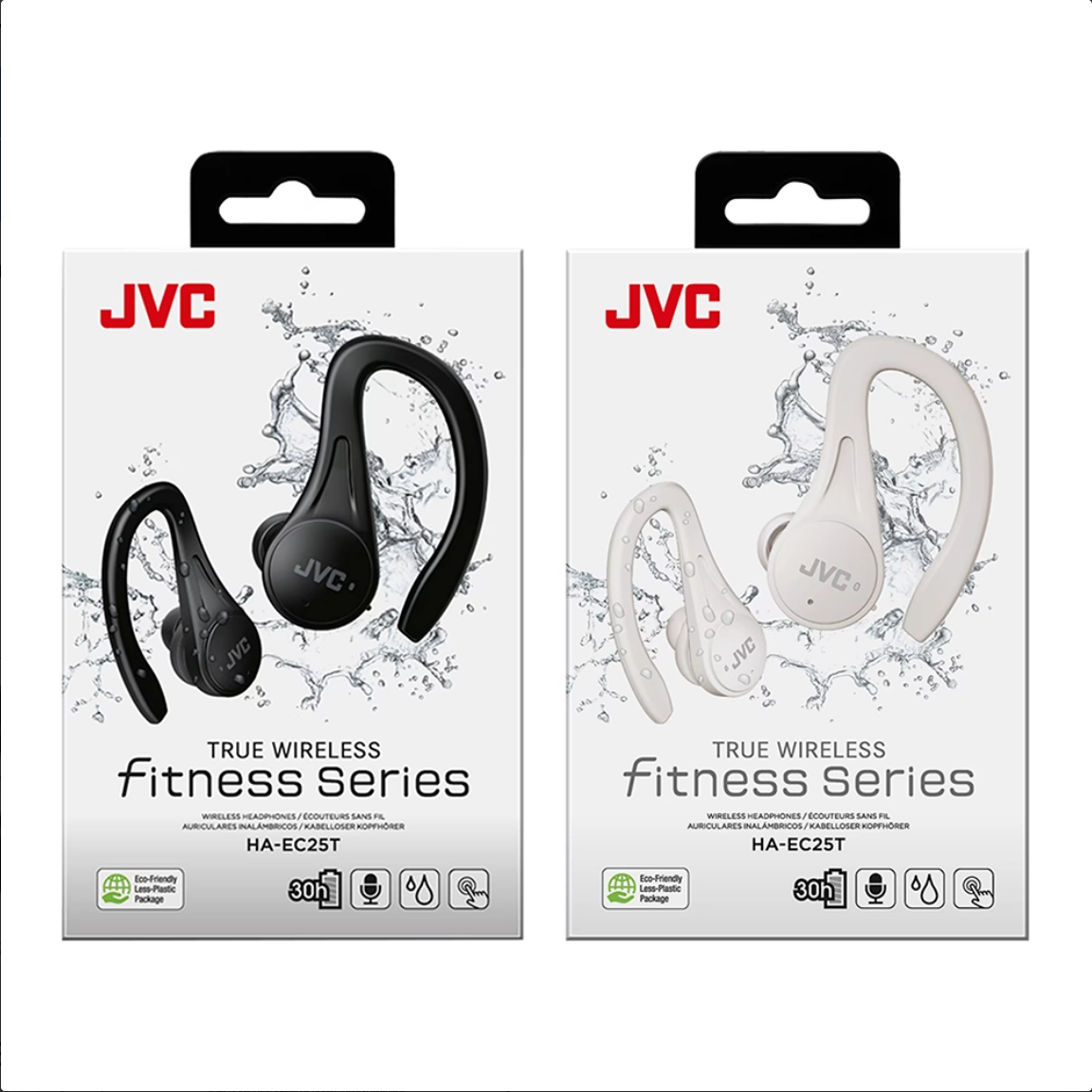 JVC HA-EC25T Fitness Series Sports True Wireless Earbuds