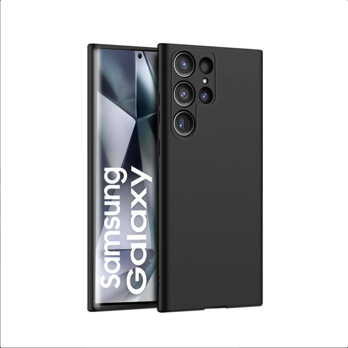 Camera Lens Black TPU Gel Case for Samsung A03