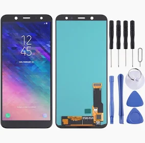 Genuine LCD Screen For Samsung Galaxy A6 (2018) (SM-A600F) With Frame and Touchpad – Black (GH97-21897A)